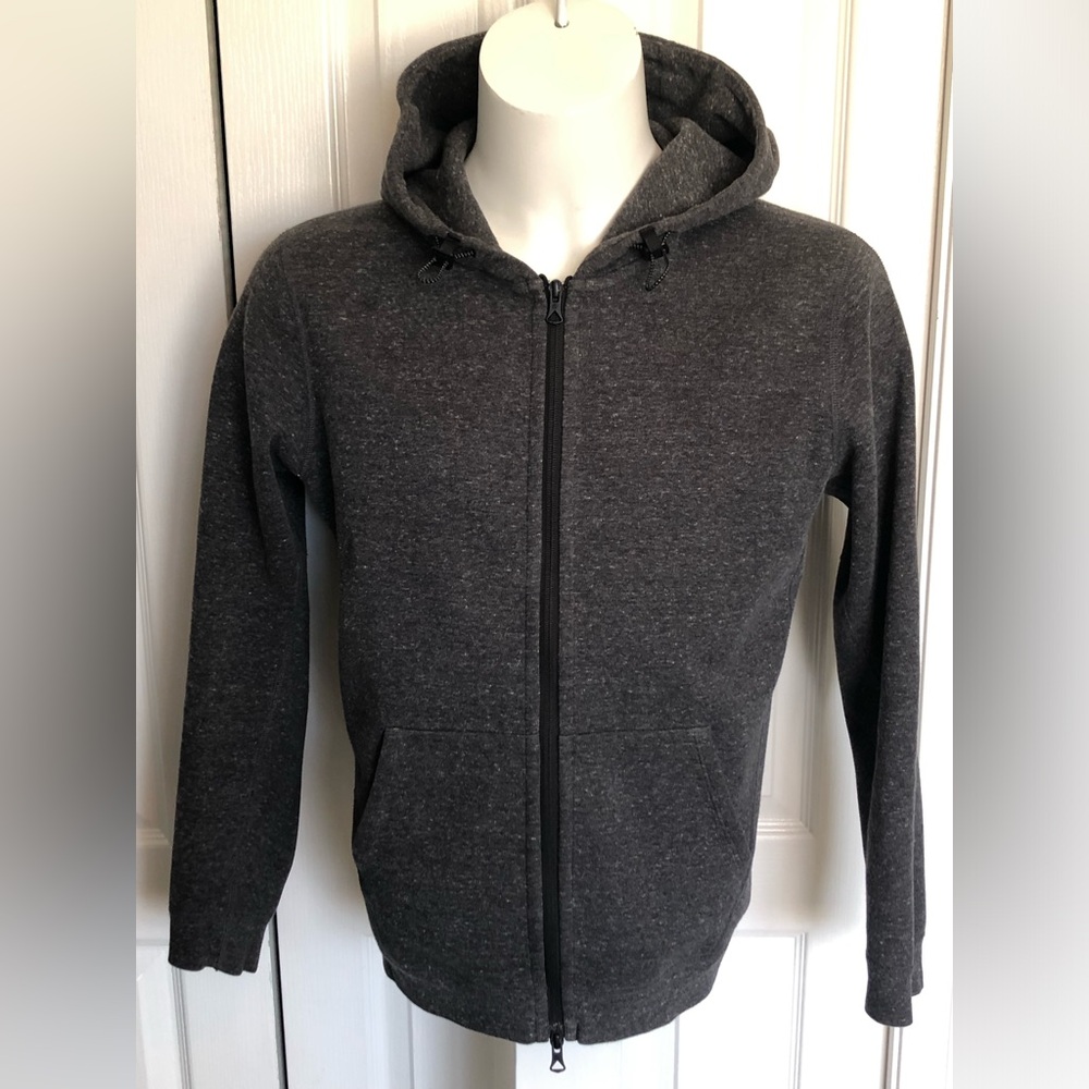 Charcoal Zip-Up Hooded Sweater - Men Reigning Champs